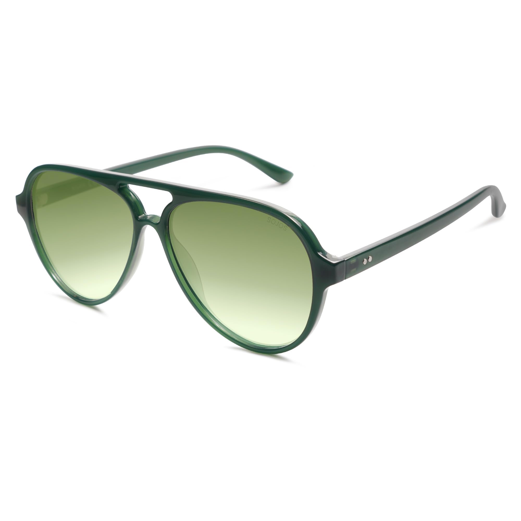 SOJOS Classic Polarized Aviator Sunglasses for Women Men, Retro Trendy Aviators Shades SJ2201