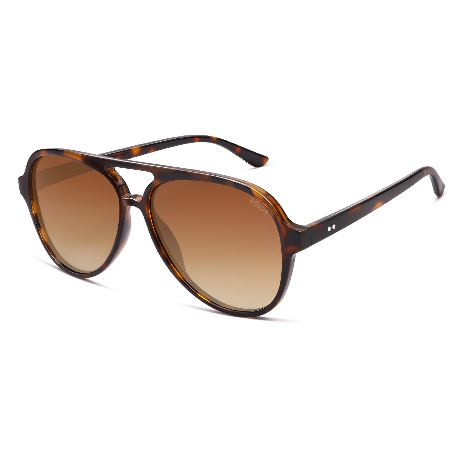 SOJOS Classic Polarized Aviator Sunglasses for Women Men, Retro Trendy Aviators Shades SJ2201