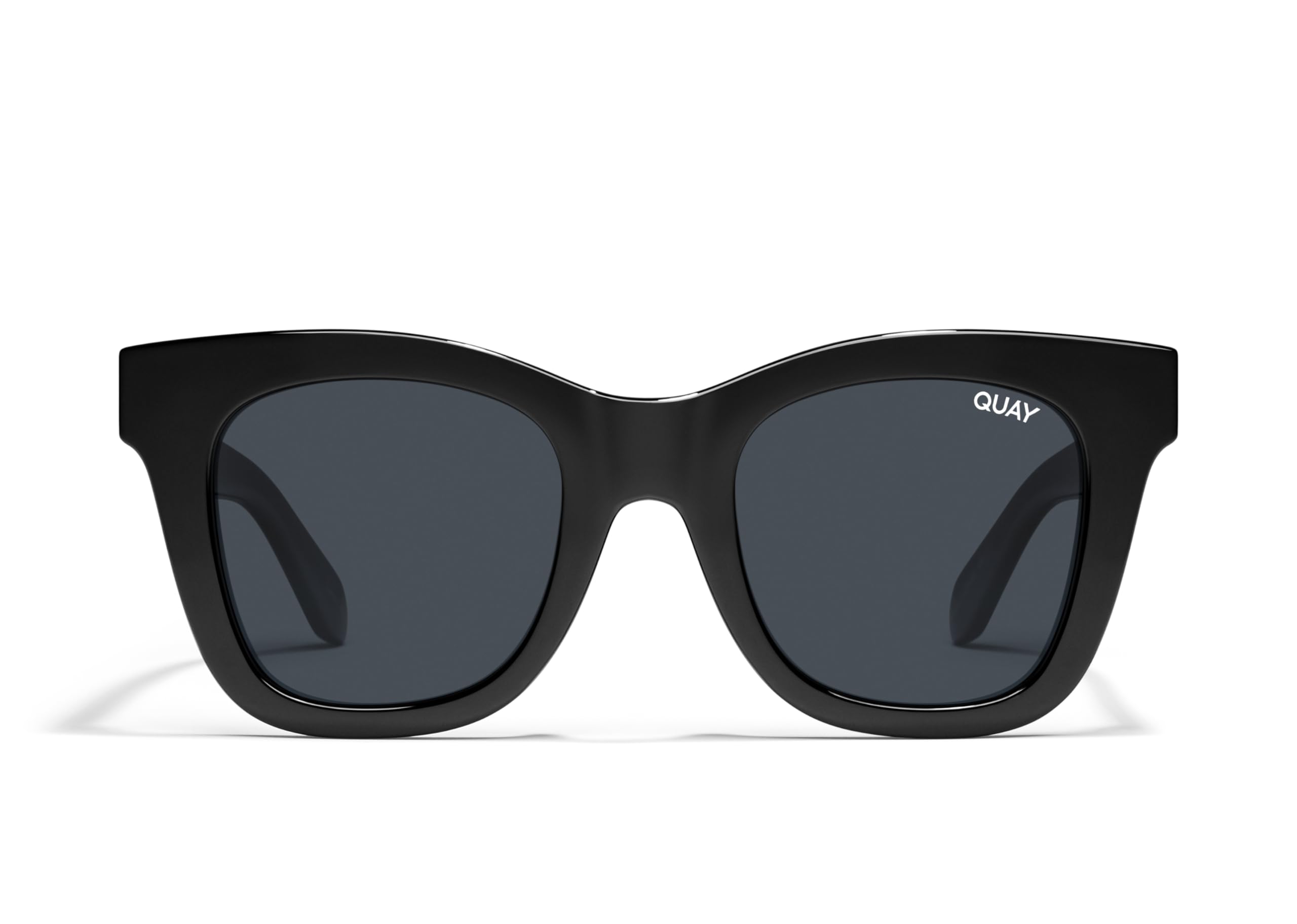 QUAY After Hours Polarized Sunglasses, Oversized Women Square Sunglasses with UV Protection, Statement Designer Shades